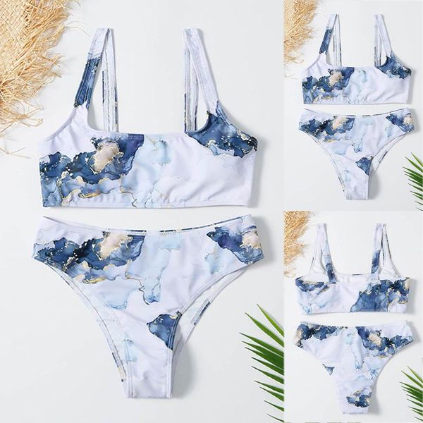 women's swimwear 2021 bikini women swimming marble print bathing suit beachwear brazilian swimsuit push up bikinis set summer, White;black
women's swimwear 2021 bikini women swimming marble print bathing suit beachwear brazilian swimsuit push up bikinis set summer, White;black