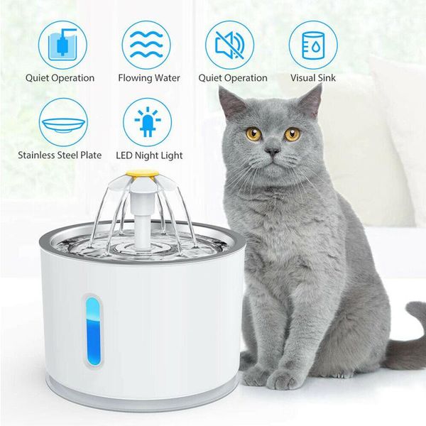 cat water fountain dog drinking bowl pet usb automatic dispenser super quiet drinker auto feeder bowls & feeders
cat water fountain dog drinking bowl pet usb automatic dispenser super quiet drinker auto feeder bowls & feeders