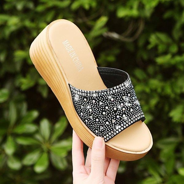 sandals crystal wedges open toes fashion womens platform shoes for women 2021 sandalilas sandles woman slippers summer, Black
sandals crystal wedges open toes fashion womens platform shoes for women 2021 sandalilas sandles woman slippers summer, Black