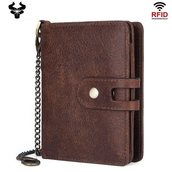 luxurious vintage men's genuine leather wallet rfid anti-theft scan purse multifunctional hasp money bag card holder wallets, Red;black
luxurious vintage men's genuine leather wallet rfid anti-theft scan purse multifunctional hasp money bag card holder wallets, Red;black