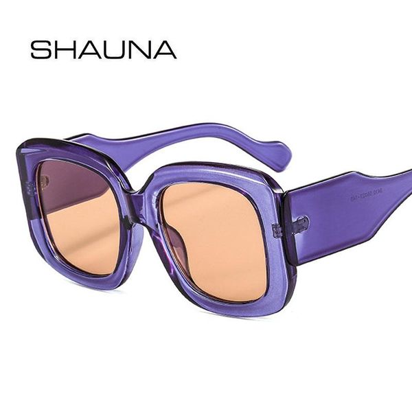 sunglasses shauna oversize women square brand designer fashion men gradient shades uv400, White;black
sunglasses shauna oversize women square brand designer fashion men gradient shades uv400, White;black
