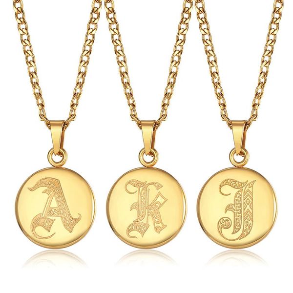 tiny dainty initial letter pendant necklace for women men disc coin curb cuban chain stainless steel charm gifts dkp663 necklaces, Silver
tiny dainty initial letter pendant necklace for women men disc coin curb cuban chain stainless steel charm gifts dkp663 necklaces, Silver