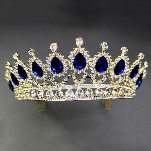hair clips & barrettes princess crown tiara ornament bridal wedding accessory simple alloy blue crystal dress jewelry head for girl, Golden;silver
hair clips & barrettes princess crown tiara ornament bridal wedding accessory simple alloy blue crystal dress jewelry head for girl, Golden;silver