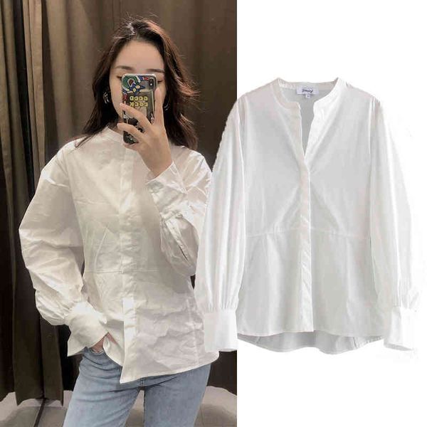 women's blouses & shirts new fashion pure white 100% cotton women o-neck long sleeve chiffon blouse shirt casual loose j2u9
women's blouses & shirts new fashion pure white 100% cotton women o-neck long sleeve chiffon blouse shirt casual loose j2u9