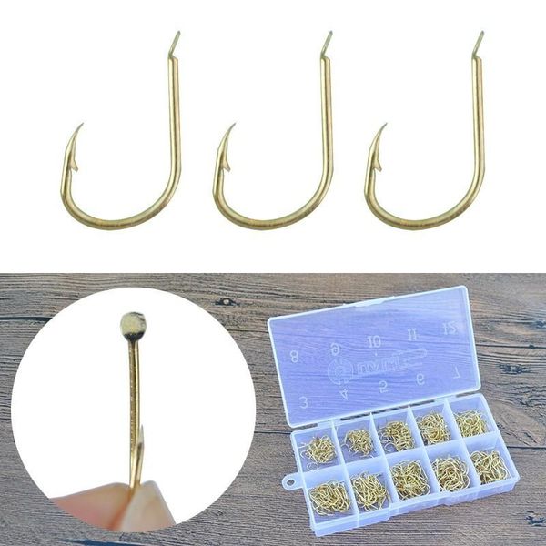 iseama fishing hooks 500pcs/set gold flatted fish hook high carbon steel freshwater carp barbed fishhooks
iseama fishing hooks 500pcs/set gold flatted fish hook high carbon steel freshwater carp barbed fishhooks