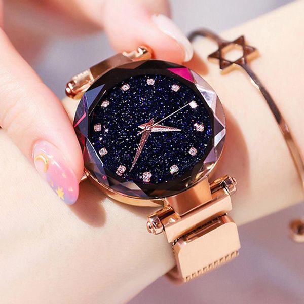 wristwatches casual diamond business ladies watch magnetic buckle women quartz clock women's montres femmes, Slivery;brown
wristwatches casual diamond business ladies watch magnetic buckle women quartz clock women's montres femmes, Slivery;brown