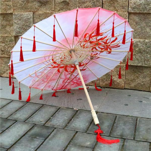 umbrellas satin cloth umbrella women's pography props chinese knot pendant tassel gauze classical oil paper parasol
umbrellas satin cloth umbrella women's pography props chinese knot pendant tassel gauze classical oil paper parasol