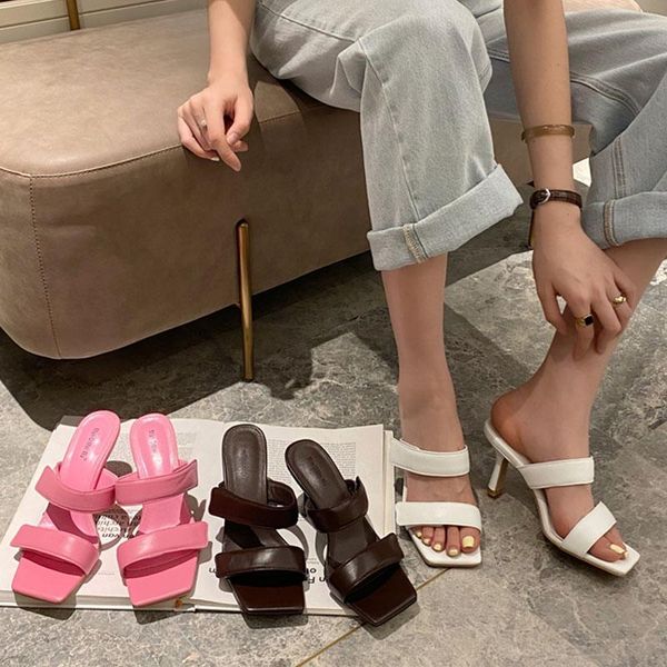 summer women slipper thin high heel elegant female sandals shoes brand design outdoor leisure ladies slides flip flop mujer slippers, Black
summer women slipper thin high heel elegant female sandals shoes brand design outdoor leisure ladies slides flip flop mujer slippers, Black