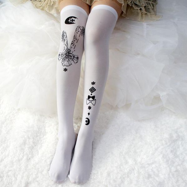 party masks the original moon girl lolita printing knee high socks - japanese soft sister thigh lo
party masks the original moon girl lolita printing knee high socks - japanese soft sister thigh lo