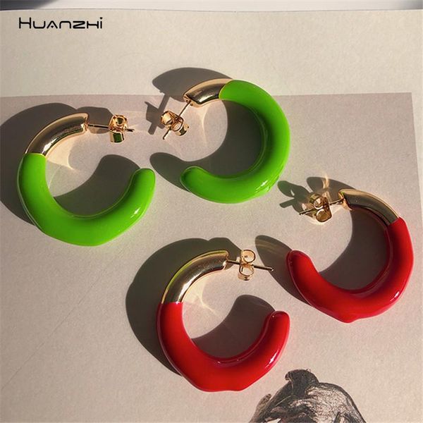hoop & huggie huanzhi 2021 colorful dripping glaze earrings geometric round gold metal big circle for women girls travel jewelry, Golden;silver
hoop & huggie huanzhi 2021 colorful dripping glaze earrings geometric round gold metal big circle for women girls travel jewelry, Golden;silver