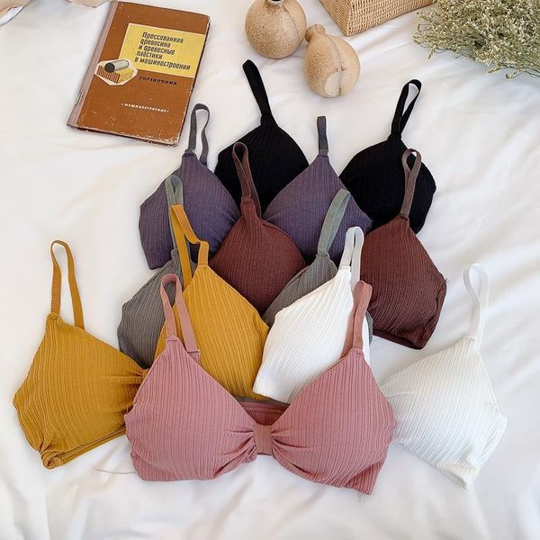 bra push up bras for women wire cotton bralette wireless seamless underwear lingerie female brassiere bustiers & corsets, Black;white
bra push up bras for women wire cotton bralette wireless seamless underwear lingerie female brassiere bustiers & corsets, Black;white