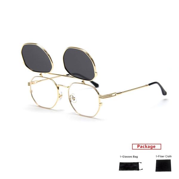 sunglasses mimiyou polarized polygon flips up women vintage punk men sun glasses brand uv400 eyeglasses shades, White;black
sunglasses mimiyou polarized polygon flips up women vintage punk men sun glasses brand uv400 eyeglasses shades, White;black