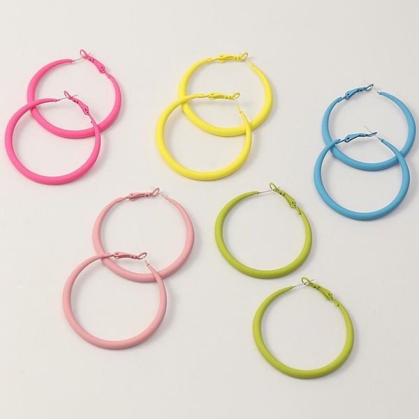 hoop & huggie bohemia big earrings for women fluorescent color earings fashion jewelry statement, Golden;silver
hoop & huggie bohemia big earrings for women fluorescent color earings fashion jewelry statement, Golden;silver