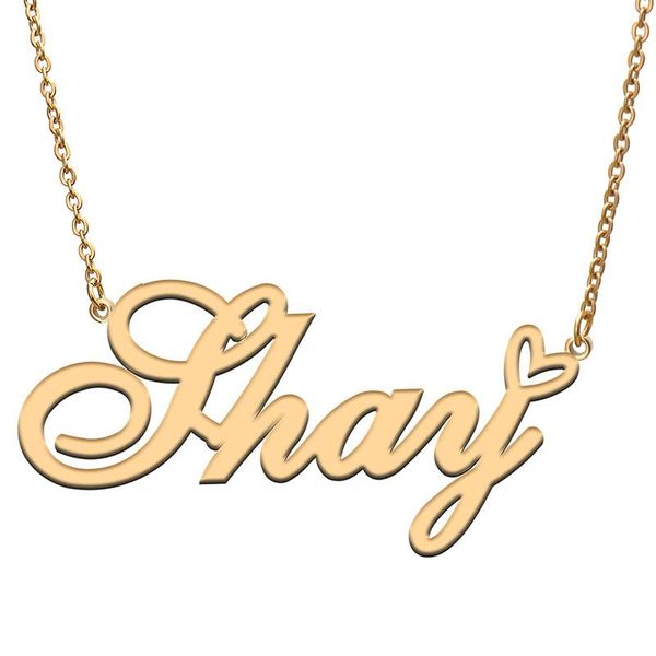 pendant necklaces shay love heart name necklace personalized gold plated stainless steel collar for women girls friends birthday wedding gif, Silver
pendant necklaces shay love heart name necklace personalized gold plated stainless steel collar for women girls friends birthday wedding gif, Silver