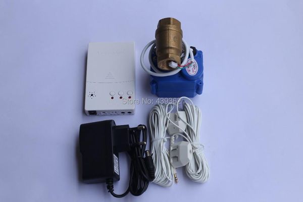 electronic water leak detector with 1/2" valve and 2pcs 6m sensor wires,retail or wholesale, drop alarm systems
electronic water leak detector with 1/2" valve and 2pcs 6m sensor wires,retail or wholesale, drop alarm systems