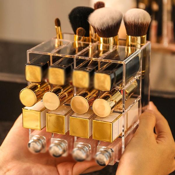 storage boxes & bins multifunction acrylic lipstick brush holder makeup organizer case box nail polish display cosmetic containers
storage boxes & bins multifunction acrylic lipstick brush holder makeup organizer case box nail polish display cosmetic containers