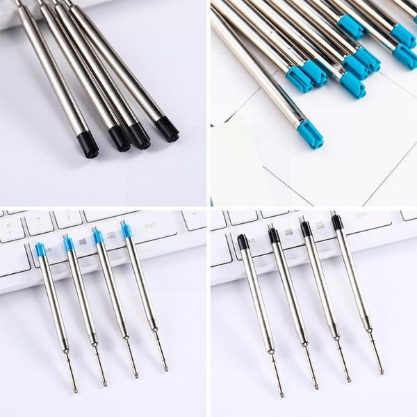 ballpoint pens 5 pcs metal pen refills blue black ink medium roller ball refill for school office stationery supplie i1n7, Blue;orange
ballpoint pens 5 pcs metal pen refills blue black ink medium roller ball refill for school office stationery supplie i1n7, Blue;orange