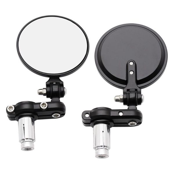motorcycle mirrors universal 22mm handle bar end rearview mirror motorbike atv metal side rear view unstacking accessories 
motorcycle mirrors universal 22mm handle bar end rearview mirror motorbike atv metal side rear view unstacking accessories