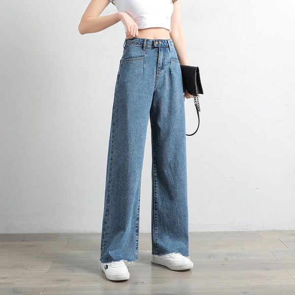 women's jeans arrival fashion korean style loose women summer streetwea wide leg pants casual young wild basic slim long, Blue
women's jeans arrival fashion korean style loose women summer streetwea wide leg pants casual young wild basic slim long, Blue