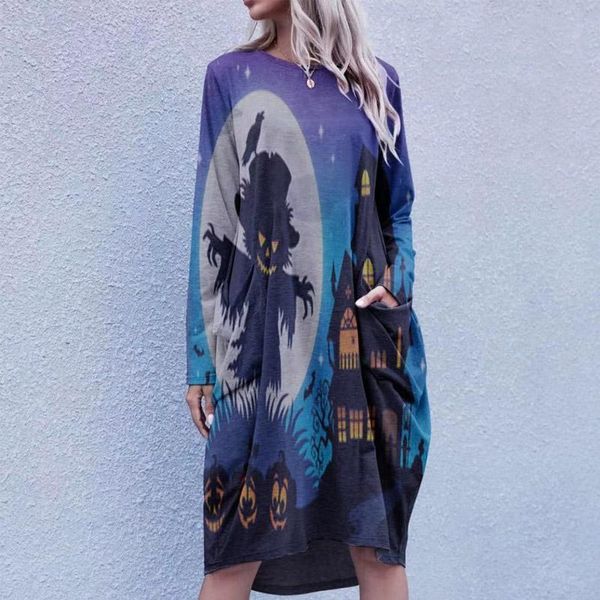 casual dresses halloween pumpkin ghost fashion print party dress elegant o-neck long sleeve pullover 2021 autumn lady pocket, Black;gray
casual dresses halloween pumpkin ghost fashion print party dress elegant o-neck long sleeve pullover 2021 autumn lady pocket, Black;gray