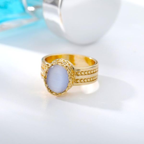 wedding rings classic oval opal stone for women exquisite pattern stainless steel gold ring elegant jewelry, Slivery;golden
wedding rings classic oval opal stone for women exquisite pattern stainless steel gold ring elegant jewelry, Slivery;golden