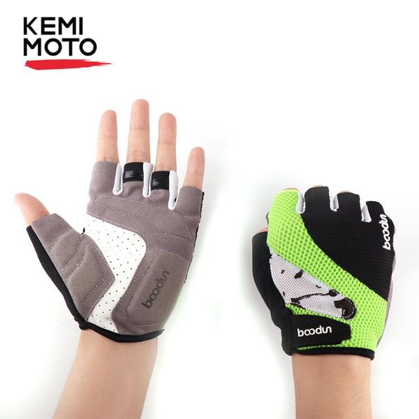 cycling gloves kemomoto half finger anti-slip anti-sweat gel bicycle riding glove proof mtb road mountain bike, Black
cycling gloves kemomoto half finger anti-slip anti-sweat gel bicycle riding glove proof mtb road mountain bike, Black