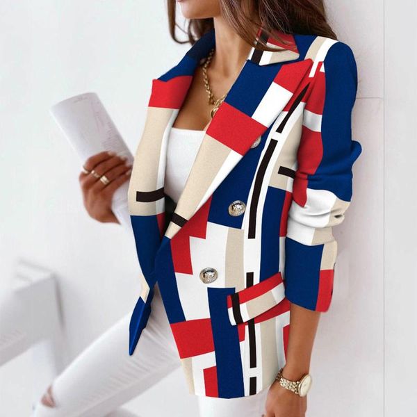 women's suits & blazers 2021 blazer women office ladies notched collar casual pockets female coat double breasted autumn jacket, White;black
women's suits & blazers 2021 blazer women office ladies notched collar casual pockets female coat double breasted autumn jacket, White;black