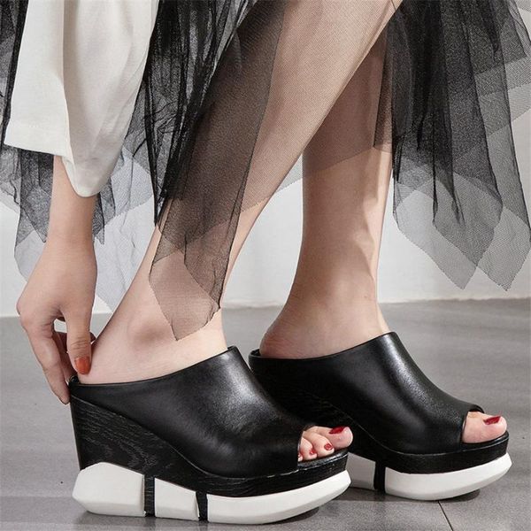 punk casual shoes women genuine leather wedges high heel gladiator sandals female open toe platform pumps fashion sneakers, Black
punk casual shoes women genuine leather wedges high heel gladiator sandals female open toe platform pumps fashion sneakers, Black