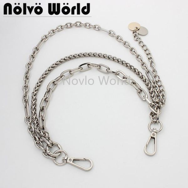 bag parts & accessories 1-5-10pieces 40cm length silver color iron meterial three in one chains with snap hooks and tags forshoulderbag hand, Black
bag parts & accessories 1-5-10pieces 40cm length silver color iron meterial three in one chains with snap hooks and tags forshoulderbag hand, Black