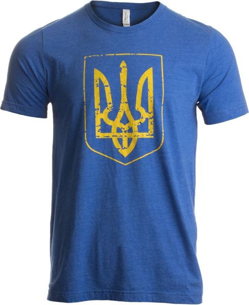 men's t-shirts ukraine pride | vintage style, retro-feel ukrainian coat of arms t-shirt, White;black
men's t-shirts ukraine pride | vintage style, retro-feel ukrainian coat of arms t-shirt, White;black
