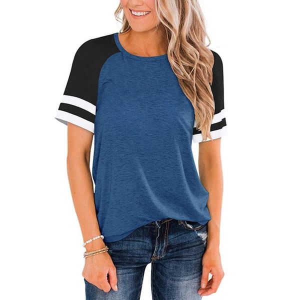 women's t-shirt women sweatshirt, variegated and stripe patterns round collar short sleeve , s-xxxl, White
women's t-shirt women sweatshirt, variegated and stripe patterns round collar short sleeve , s-xxxl, White