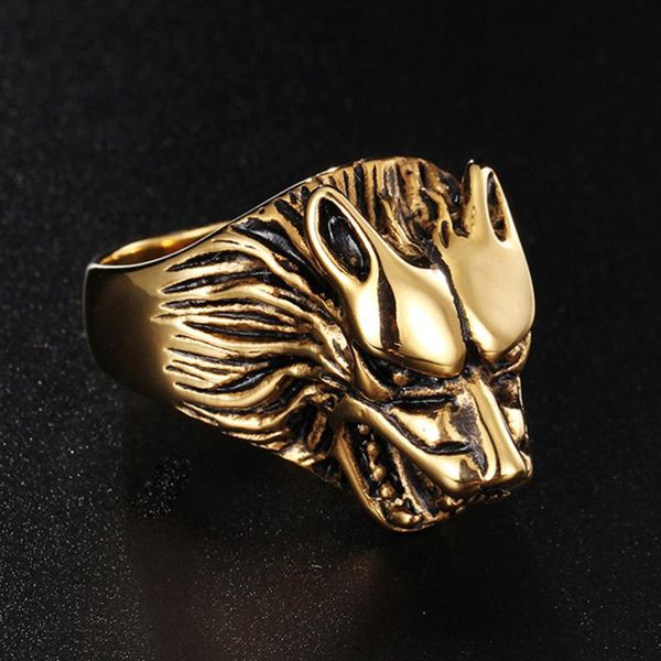 cluster rings trustylan punk rock wolf head style mens gold color 316l stainless steel animal ringen men jewelry jewellery gifts for him, Golden;silver
cluster rings trustylan punk rock wolf head style mens gold color 316l stainless steel animal ringen men jewelry jewellery gifts for him, Golden;silver