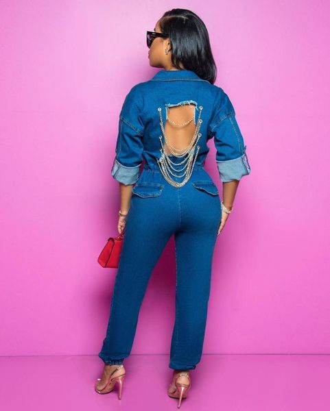 women denim turn-down collar half sleeves hollow out drawstring bodycon pencil jeans jumpsuit party one piece rompers women's jumpsuits, Black;white
women denim turn-down collar half sleeves hollow out drawstring bodycon pencil jeans jumpsuit party one piece rompers women's jumpsuits, Black;white