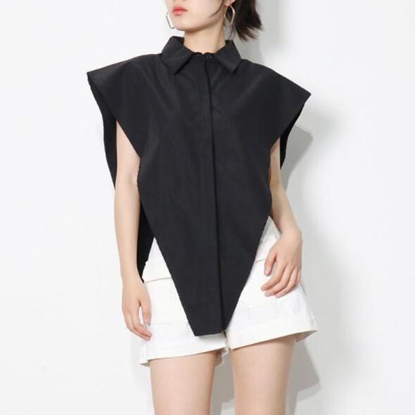 women's blouses & shirts cultiseed women summer style solid color single breasted inverted triangle turn down collar side hollow, White
women's blouses & shirts cultiseed women summer style solid color single breasted inverted triangle turn down collar side hollow, White