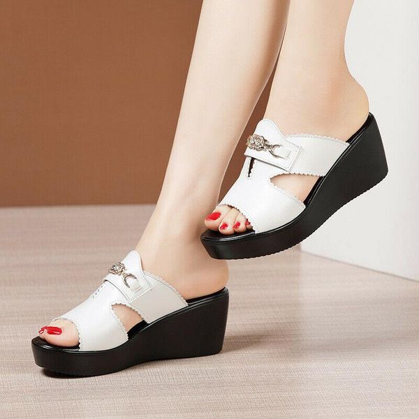 dress shoes women's wedge sandals platform backless peep toe slip on high heel mules slides, Black
dress shoes women's wedge sandals platform backless peep toe slip on high heel mules slides, Black