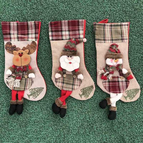 christmas decorations stocking big gift bag snowman santa claus atmosphere layout candy 21*25*53cm
christmas decorations stocking big gift bag snowman santa claus atmosphere layout candy 21*25*53cm