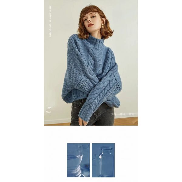 women's sweaters knitted shirt with long sleeveless turtleneck for thick womn. loose nd sweet nd lzy like utumn. short winter sweter., White;black
women's sweaters knitted shirt with long sleeveless turtleneck for thick womn. loose nd sweet nd lzy like utumn. short winter sweter., White;black