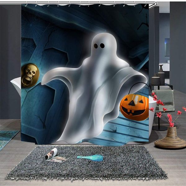 halloween, white ghost, pumpkin head 12 hook shower curtain waterproof toilet decoration
halloween, white ghost, pumpkin head 12 hook shower curtain waterproof toilet decoration