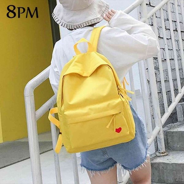 korean school bags teenage girl cute backpacks female black yellow canvas fashion solid color women shoulder bag bag116
korean school bags teenage girl cute backpacks female black yellow canvas fashion solid color women shoulder bag bag116