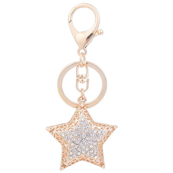 keychains fashion gold color key ring chains clear rhinestone charm carved twinkling double star metal keychain jewelry for women gift, Silver
keychains fashion gold color key ring chains clear rhinestone charm carved twinkling double star metal keychain jewelry for women gift, Silver