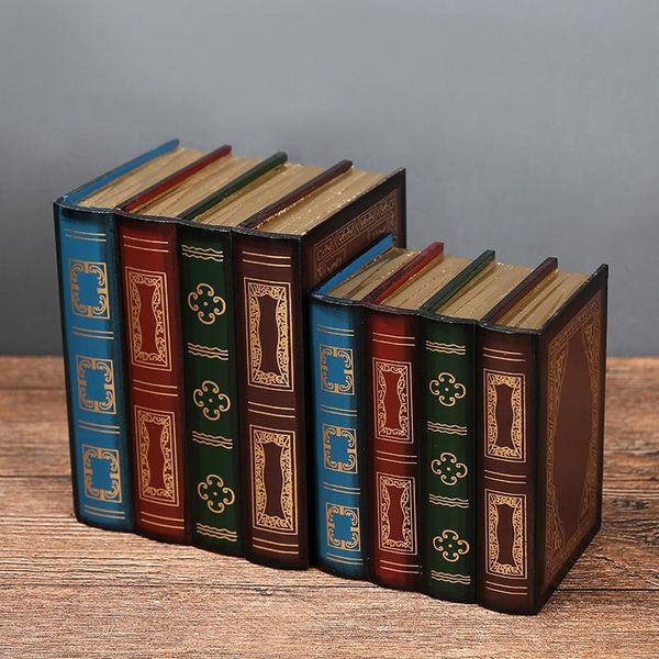 decorative objects & figurines european retro storage props fake book office decoration ornaments model room simulation wooden jewelry box
decorative objects & figurines european retro storage props fake book office decoration ornaments model room simulation wooden jewelry box