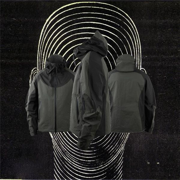 men's jackets environe ol003 shell jacket 300t nylon combined materials water wind resistant techwear streetwear japanese style ahmh, Black;brown
men's jackets environe ol003 shell jacket 300t nylon combined materials water wind resistant techwear streetwear japanese style ahmh, Black;brown