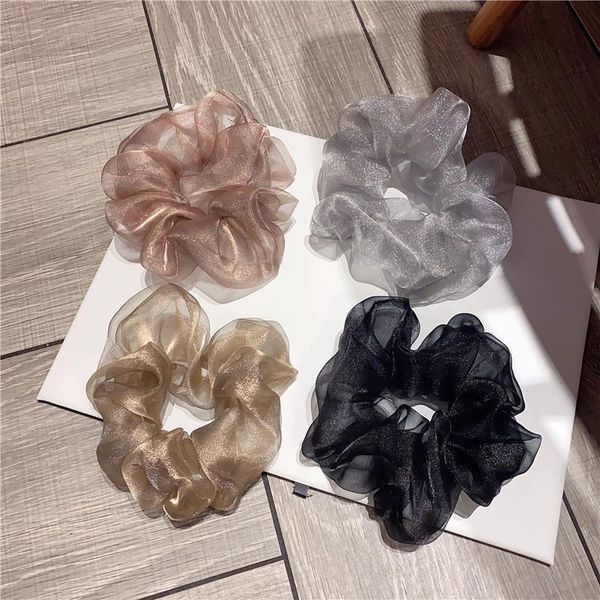 hair accessories large scrunchies organza elastic band women girs ties ponytail holder headwear ropes headband, Slivery;white
hair accessories large scrunchies organza elastic band women girs ties ponytail holder headwear ropes headband, Slivery;white