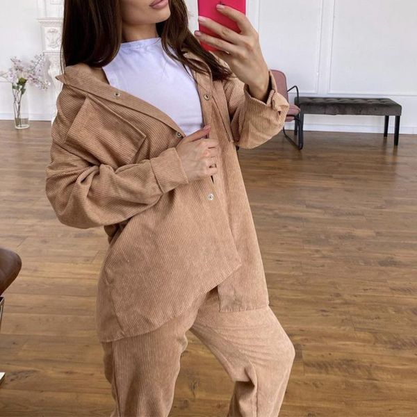 women's two piece pants velvet turn-down shirt solid trousers set 2021 autumn buttons long sleeve shirts elastic waist female casual, White
women's two piece pants velvet turn-down shirt solid trousers set 2021 autumn buttons long sleeve shirts elastic waist female casual, White