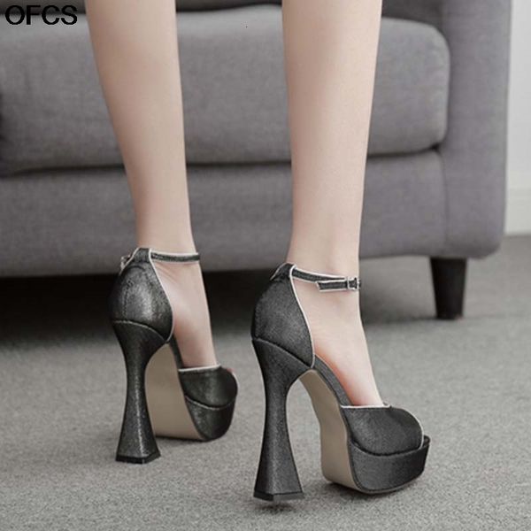sandals women summer rome buckle pumps open toe platform thick heels party dresses shoes dress woman f4go, Black
sandals women summer rome buckle pumps open toe platform thick heels party dresses shoes dress woman f4go, Black
