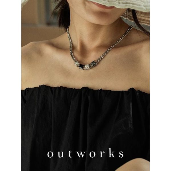 chains outworks 2021 retro hip hop fashion gemstone pendant sweet cool necklace for women men girl gift jewelry, Silver
chains outworks 2021 retro hip hop fashion gemstone pendant sweet cool necklace for women men girl gift jewelry, Silver