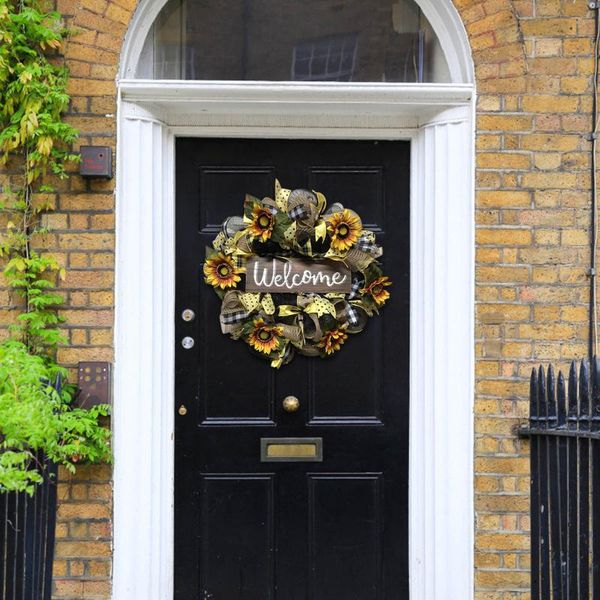 decorative flowers & wreaths 35 x 35cm sunflower wreath design artificial garland hanging decor wedding guirnalda decoration door ornaments
decorative flowers & wreaths 35 x 35cm sunflower wreath design artificial garland hanging decor wedding guirnalda decoration door ornaments