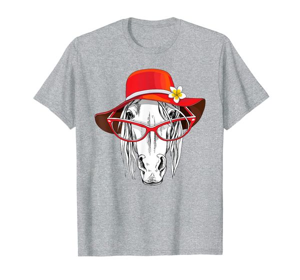 Red Hat Lady Horse T Shirt Horse Lovers, Mainly pictures