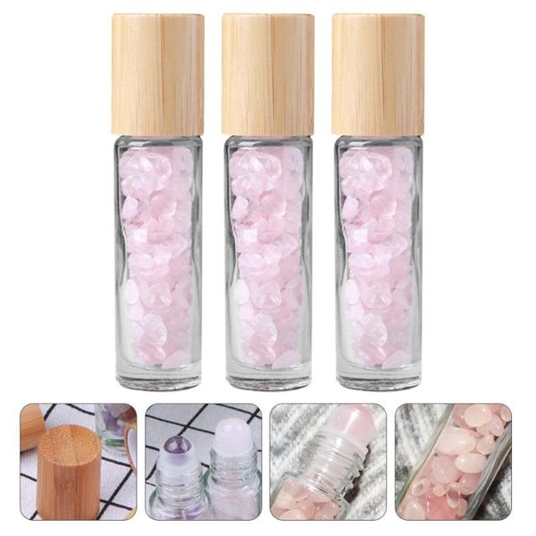 3pcs natural crystal roll-on bottles essential oil cosmetic storage & jars
3pcs natural crystal roll-on bottles essential oil cosmetic storage & jars