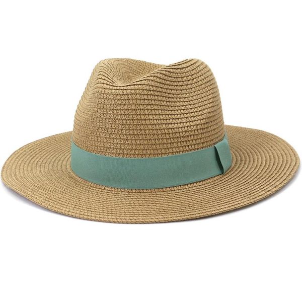 wide brim hats ht3637 straw hat men panama cap women summer sun male female beach travel, Blue;gray
wide brim hats ht3637 straw hat men panama cap women summer sun male female beach travel, Blue;gray